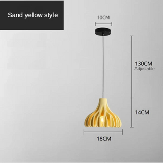 Adjustable LED brightness pendant light, modern energy efficient ceiling fixture