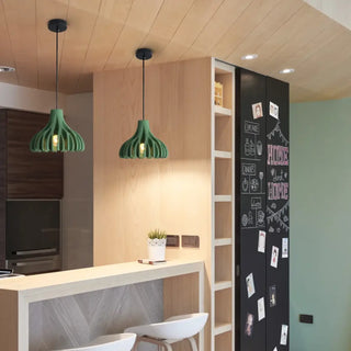 Contemporary energy efficient pendant light, LED adjustable brightness ceiling fixture