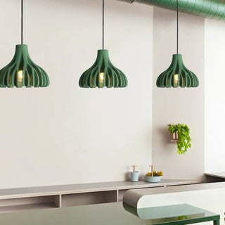 Adjustable brightness LED pendant light, energy efficient modern ceiling fixture