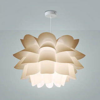 Organic flower pendant light, modern living room ceiling hanging fixture