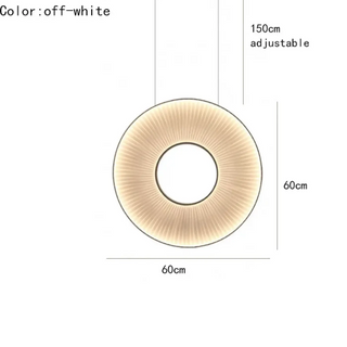 Suspension moderne - Suspension LED blanc cassé | Design d'éclairage contemporain