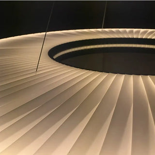 Off-white modern pendant lamp, LED contemporary ceiling hanging fixture