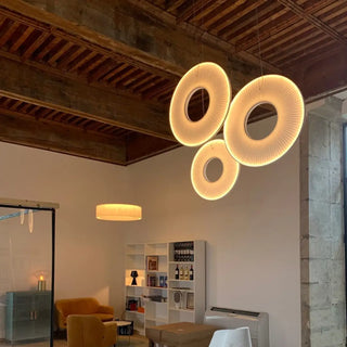 LED off-white pendant light, modern contemporary design ceiling lamp