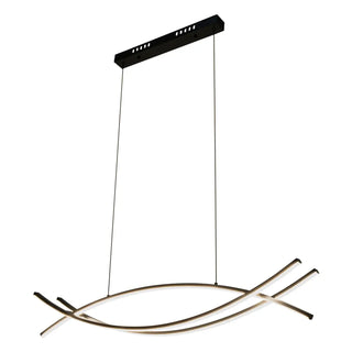 DISAPPEARANCE Modern LED Sculptural Black Ceiling Light – view 6
