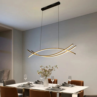 DISAPPEARANCE Modern LED Sculptural Black Ceiling Light – view 3
