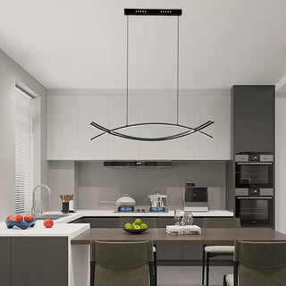 DISAPPEARANCE Modern LED Sculptural Black Ceiling Light – view 2