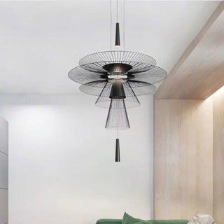 Industrial metal pendant light, modern hanging ceiling lamp for urban home décor