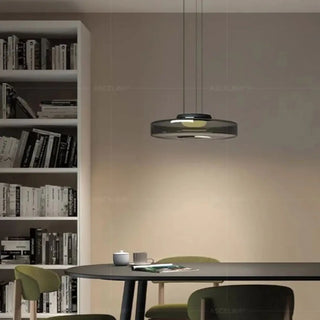 NODIA Modern Metal and Clear Glass Ceiling Light – view 3