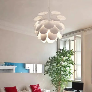 KARILI Modern White Petal Ceiling Light – view 2