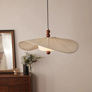 RABICI Natural Fabric Beige Ceiling Light – view 4