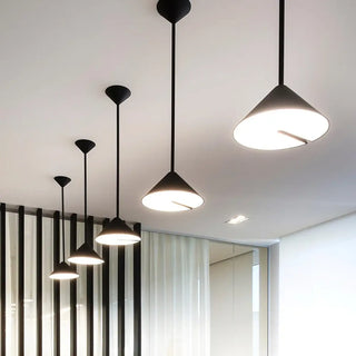 LAVIKA Black Conical Design Pendant Ceiling Light