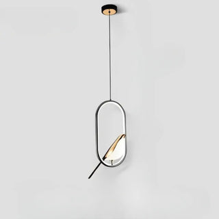FODY Sculptural Bird and Luminous Halo Ceiling Light – view 6