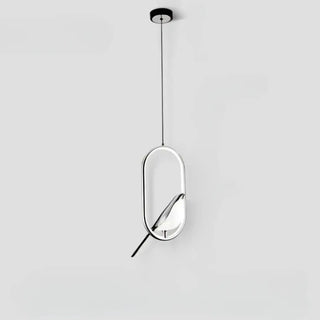 FODY Sculptural Bird and Luminous Halo Ceiling Light – view 5