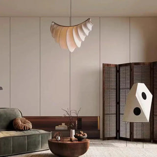 Designer elegant pendant, undulating light fixture ceiling hanging lamp