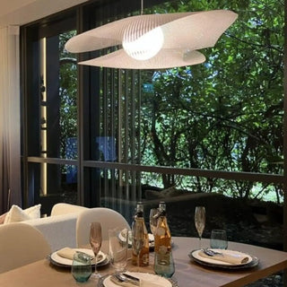 GOLEDA Organic White Mesh Ceiling Light – view 1