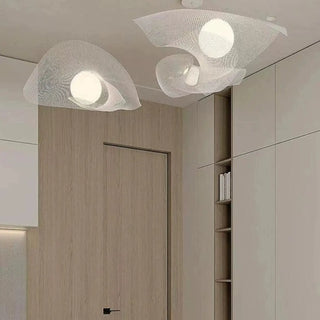 GOLEDA Organic White Mesh Ceiling Light – view 3
