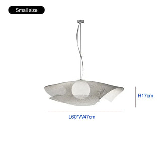 GOLEDA Organic White Mesh Ceiling Light – view 5