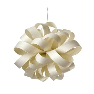 BIRALINE Organic Wood Ribbon Design Ceiling Light – view 6