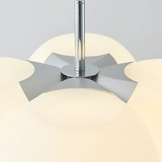 LONBA White and Metal Design Ceiling Light – view 6