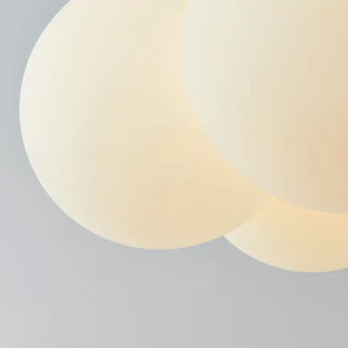LONBA White and Metal Design Ceiling Light – view 5