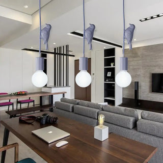 ALYA Soft Color Parrot Design Ceiling Light – view 2