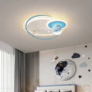 GISKAL LED Planet and Rings Design Ceiling Light