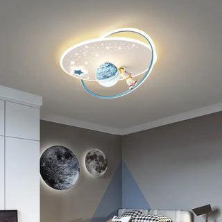 GISKAL LED Planet and Rings Design Ceiling Light