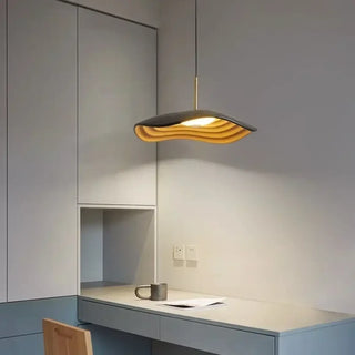 KITHOA Sculptural Wood Effect Ceiling Light – view 3