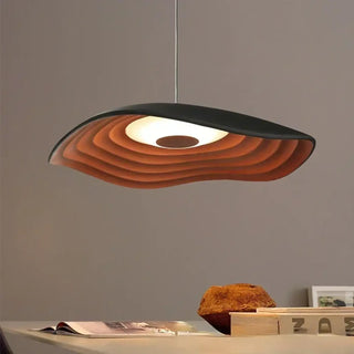 KITHOA Sculptural Wood Effect Ceiling Light – view 1
