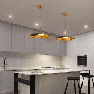 KITHOA Sculptural Wood Effect Ceiling Light – view 4