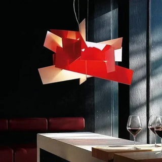 GRITIA Sculptural Red or White Ceiling Light – view 1