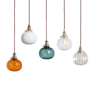 ENBOU Glass and Gilded Base Design Ceiling Light – view 8