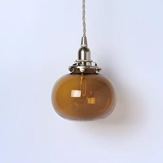 ENBOU Glass and Gilded Base Design Ceiling Light – view 2