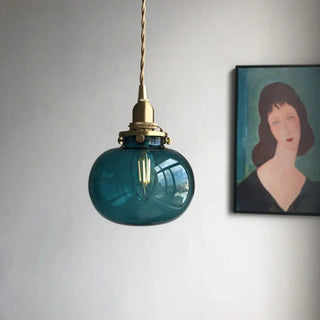 ENBOU Glass and Gilded Base Design Ceiling Light – view 5