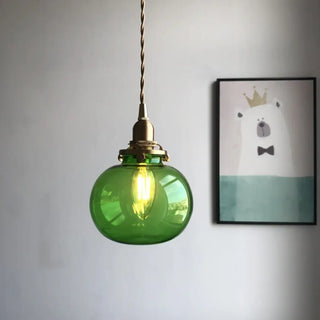 ENBOU Glass and Gilded Base Design Ceiling Light – view 6
