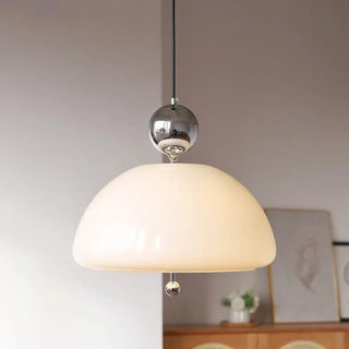FRENCHINA White Scandinavian Glass Design Ceiling Light – view 4