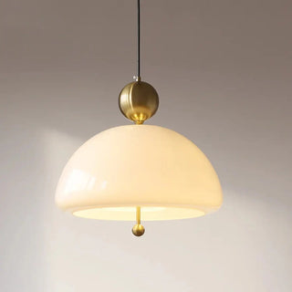 FRENCHINA White Scandinavian Glass Design Ceiling Light – view 3