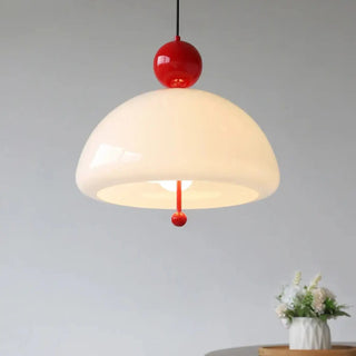 FRENCHINA White Scandinavian Glass Design Ceiling Light – view 1