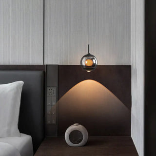 NABINA Smoked Glass Modern Design Ceiling Light – view 1