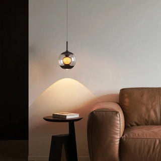 NABINA Smoked Glass Modern Design Ceiling Light – view 2