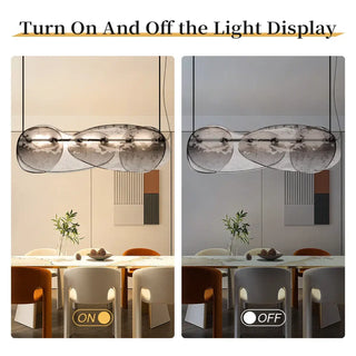 DURITOS Unique Glass and Metal Design Ceiling Light – view 4