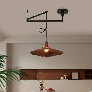 FOLEDE Vintage Design Retractable Ceiling Light – view 2