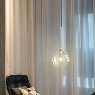 BODO Gold with Clear Glass Ball Ceiling Light – view 2
