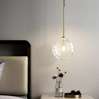 BODO Gold with Clear Glass Ball Ceiling Light – view 3