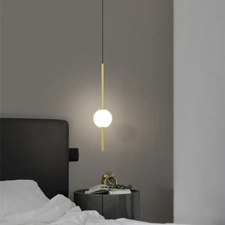 LUDO Gold Scandinavian Restaurant Ceiling Light – view 1