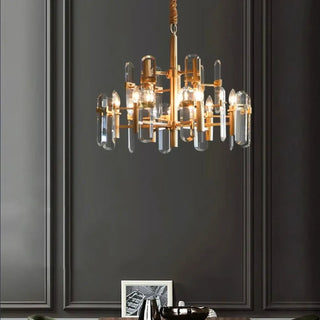 DOPIRYTE Elegant Golden and Black Ceiling Light – view 2