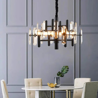DOPIRYTE Elegant Golden and Black Ceiling Light – view 6