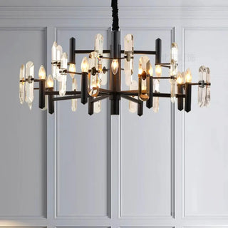 DOPIRYTE Elegant Golden and Black Ceiling Light – view 4