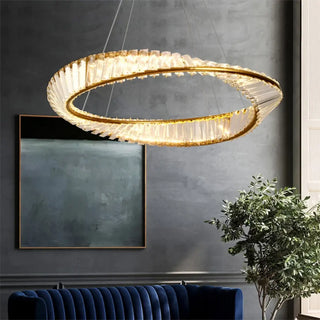 CHANDE Circular Golden Classic Dining Ceiling Light – view 3