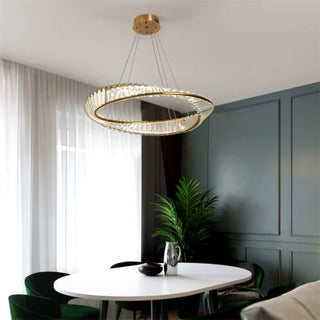 CHANDE Circular Golden Classic Dining Ceiling Light – view 1